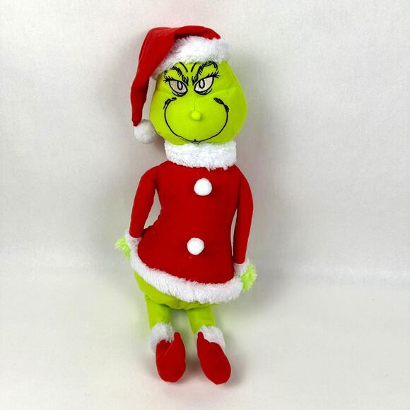 Christmas Grinch Soft Plush Doll Stuffed Toy Kids Christmas Gift 24'' - Picture 1 of 6